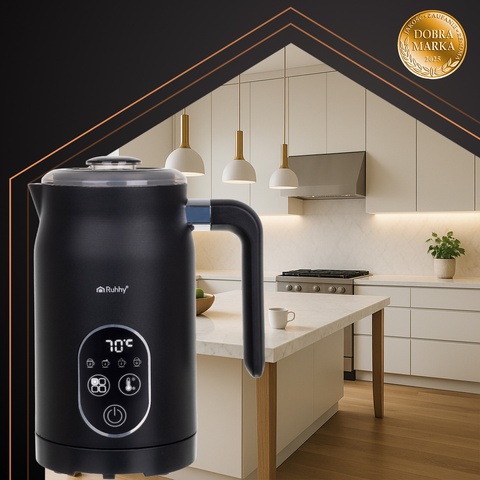 Mousseur à lait avec écran 500 W Ruhhy26649