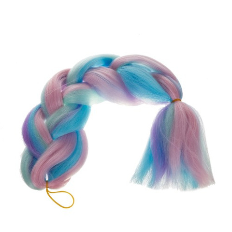 Cheveux synthétiques ombre bleu/violet Soulima 21366