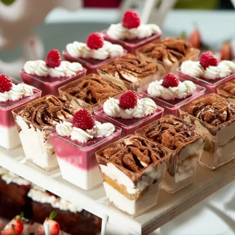 Quadratische Tassen - 50 Stück. 120 ml Ruhhy 21164