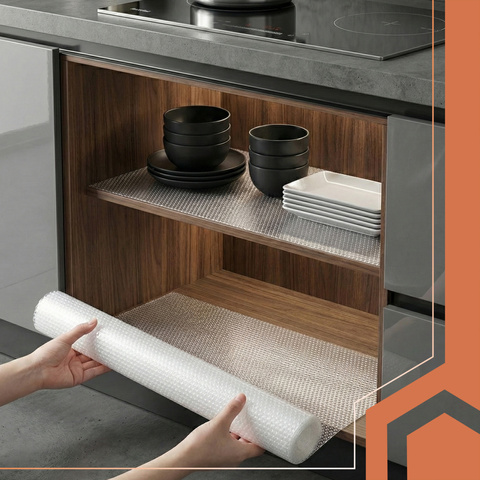 Neslystantis kilimėlis baltas 500x50 Ruhhy 24897