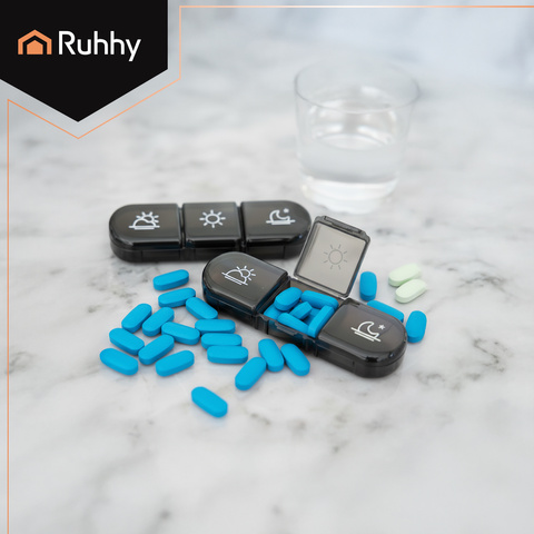 Ruhhy 26346 7-day medication organizer