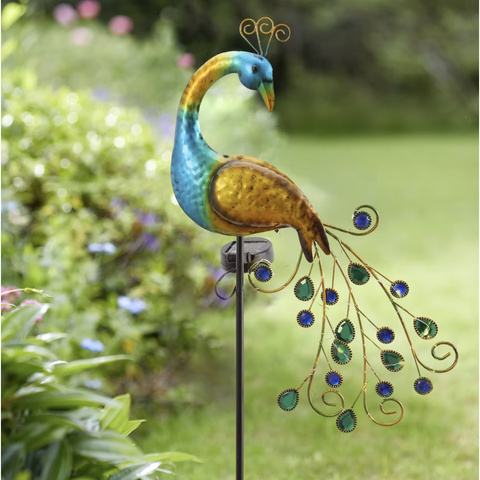 Gardlov 25281 peacock solar lamp