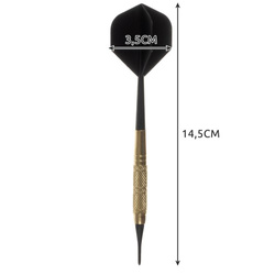 Darts set 12pcs + tips Trizand 21658