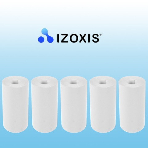 Mini rouleau d&#39;imprimante - lot de 5 pcs. Izoxis 22273