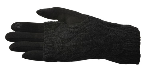 R6413 Touch-Handschuhe – schwarz