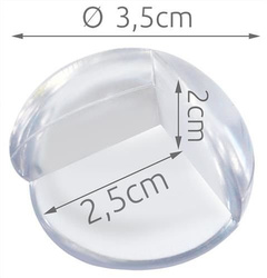 Silicone corner protection - 4 pcs