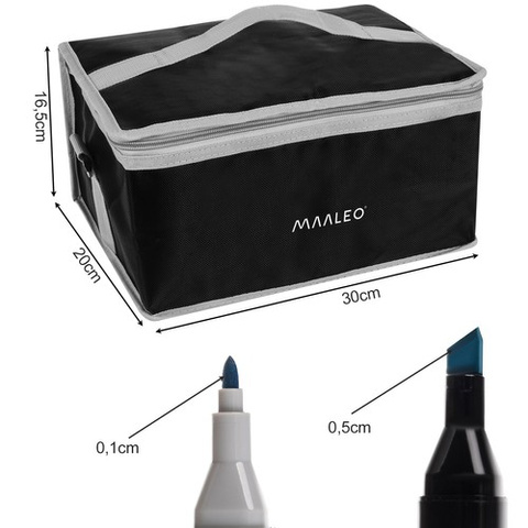 Doppelseitige Marker/Stifte – 168 Stk. MAALEO 24101