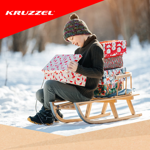 Luge en bois Kruzzel 25217