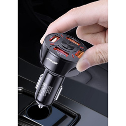 Car charger 4x USB + cable Xtrobb 19907