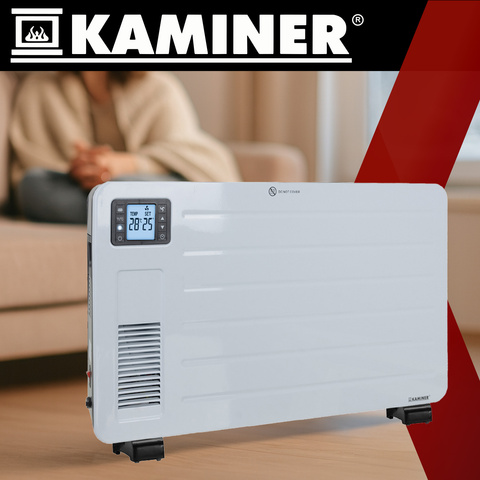 Elektrischer Heizkörper – weißer Ziflo Kaminer 26402