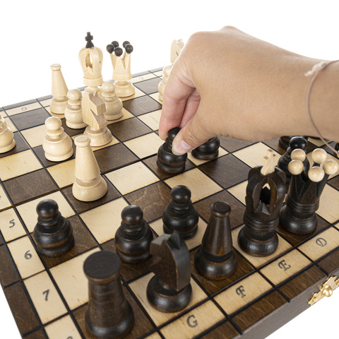Jeu d'échecs royal 31x31cm Ruhhy 26038