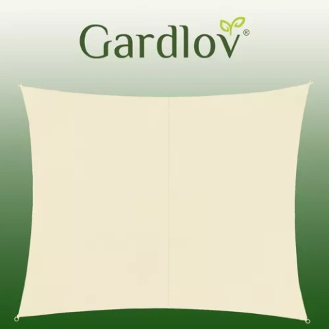 Voile d&#39;ombrage 3x2m - beige Gardlov 23163