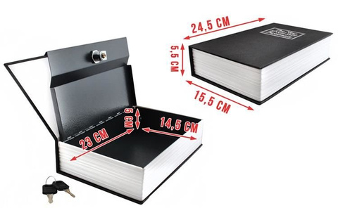 Safe - a box hidden in a book