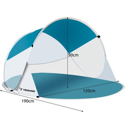 Beach tent 190x120x90cm Trizand 20974