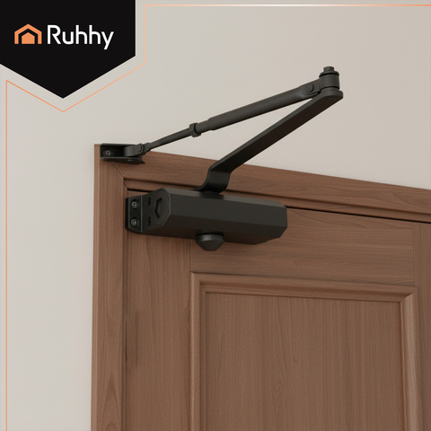 Ferme-porte noir 40-60 kg Ruhhy 26782