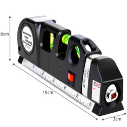 Laser level with tape measure 250cm Bigstreen 21747