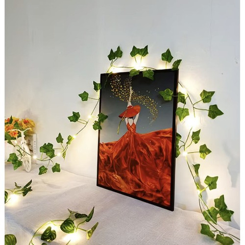 Künstlicher Efeu + LED Gardlov 24538