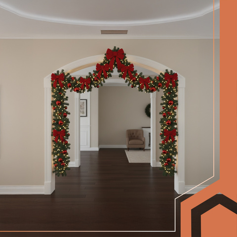 Christmas tree garland 2.7m HQ Ruhhy 26242