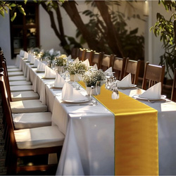 Satin table runner 900x36cm Ruhhy 25065