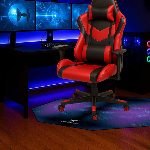 Gaming-Matte unter dem Stuhl, 8-eckig, Dunmoon 25955