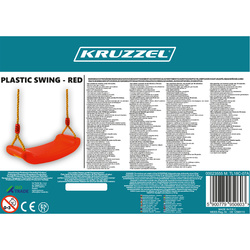 Plastic swing - red 23555