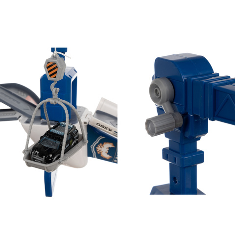 Folding police plane - parking lot 26680