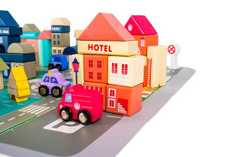 Wooden blocks - city