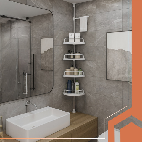 Ruhhy 26639 corner shower shelf