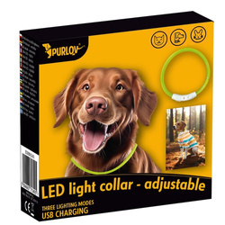 LED-Licht verstellbares Halsband Purlov 24200