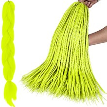 Tresses de cheveux synthétiques - néon