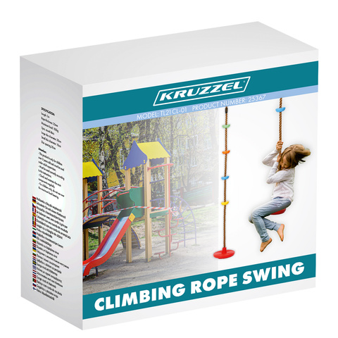 Kruzzel 25367 Rope Climbing Swing
