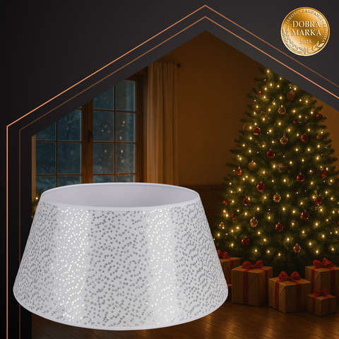 Housse de sapin de Noël 60x22cm argent Ruhhy 25361