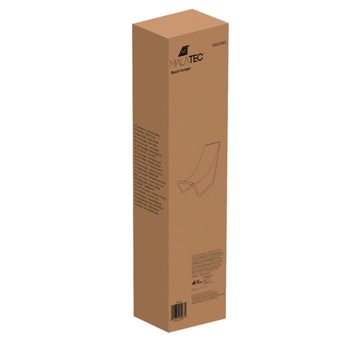 Beach lounger - foldable tourist 23563