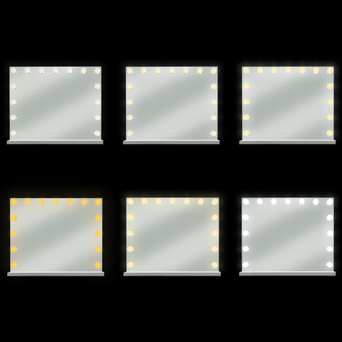 Lusterko kosmetyczne 58x46cm LED Soulima 26129