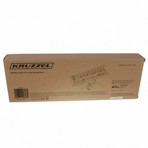 Wooden puzzle - sorter 6 in 1 Kruzzel 22636