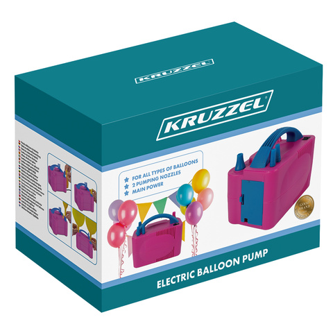 Электрический насос для накачивания воздушных шаров Kruzzel 25393