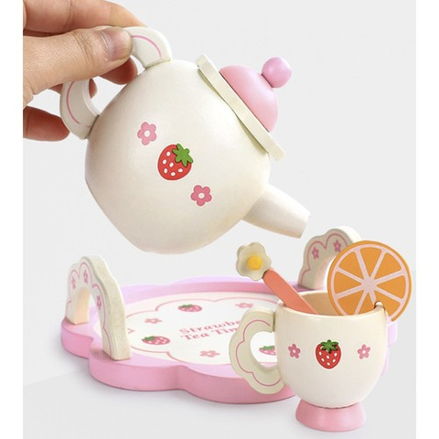 Wooden tea set Kruzzel 21950