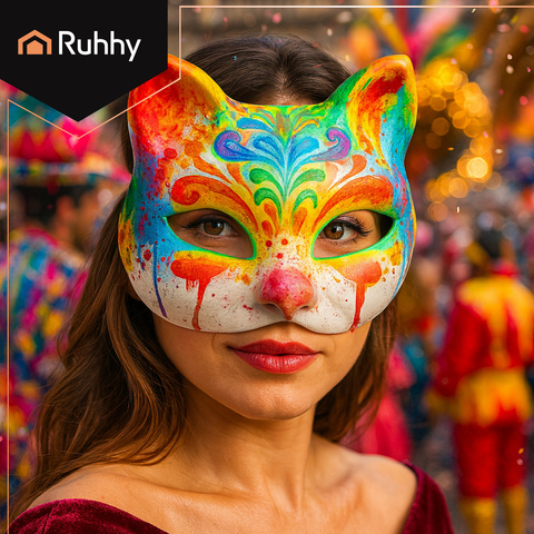 DIY cat mask 10 pcs Ruhhy 26000