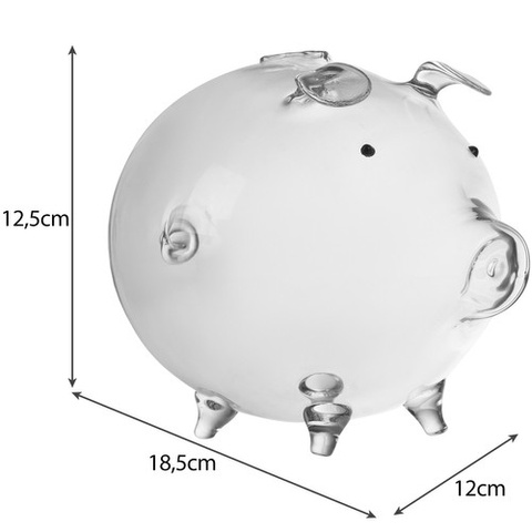 Piggy bank - glass piggy Ruhhy 22588