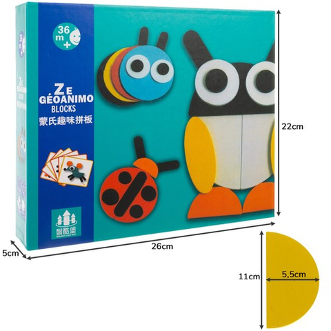 Wooden puzzle - Kruzzel puzzle 22426