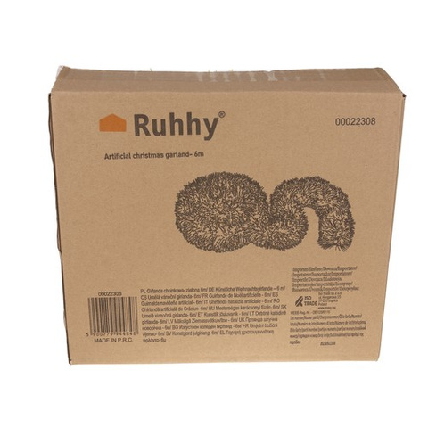 Weihnachtsbaumgirlande - grün 6m Ruhhy 22308