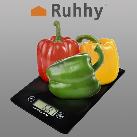 Ruhhy 24211 flache Küchenwaage