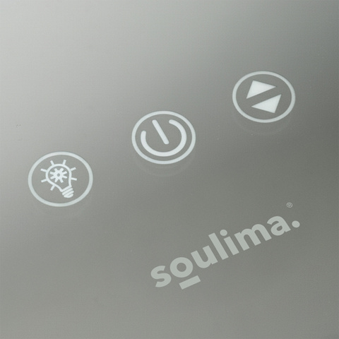 Lusterko kosmetyczne 58x46cm LED Soulima 26129