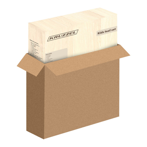 Kruzzel 26581 Wooden Tool Box