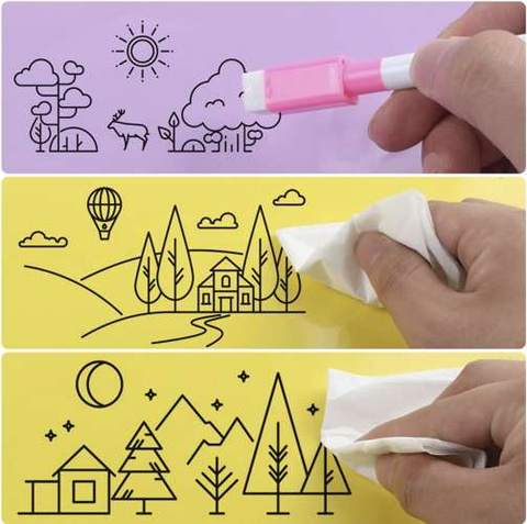 Dry erase markers - set of 12 Maaleo 21646