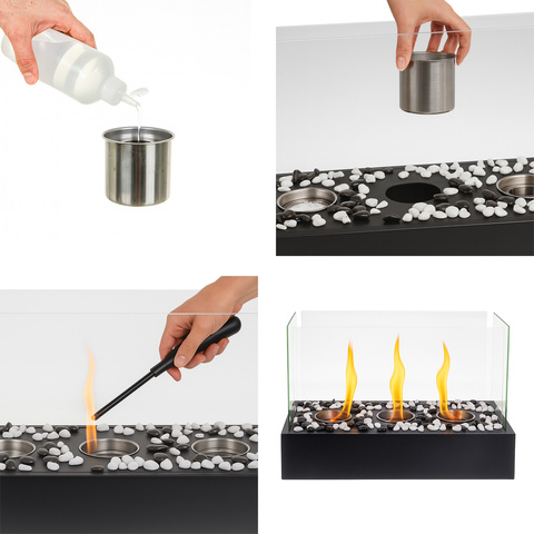 Biofireplace 45x29x20.5cm Kaminer 26318