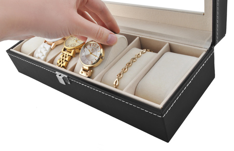 Watch organizer 6 compartments