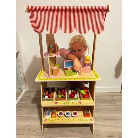 Wooden stall with accessories Kruzzel 24888