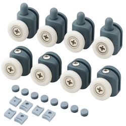 Shower cabin wheel - set of 8