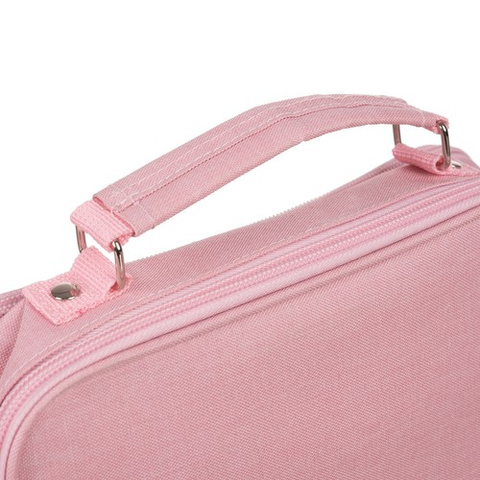 Double extendable pencil case - pink Maaleo 24517